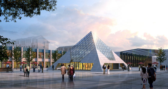 东丽金字塔网架